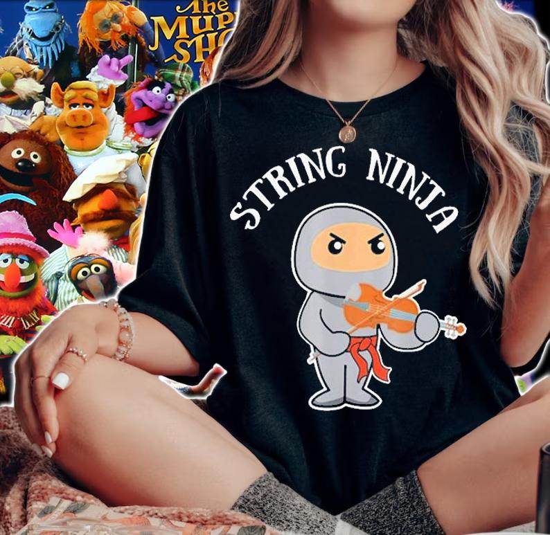 Violin Shirt String Ninja Violinist Orchestra Gift T-Shirt woman shirt