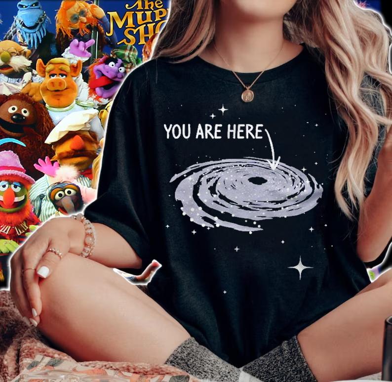 You Are Here Astronomy Galaxy Astronomer Science Fan Shirt