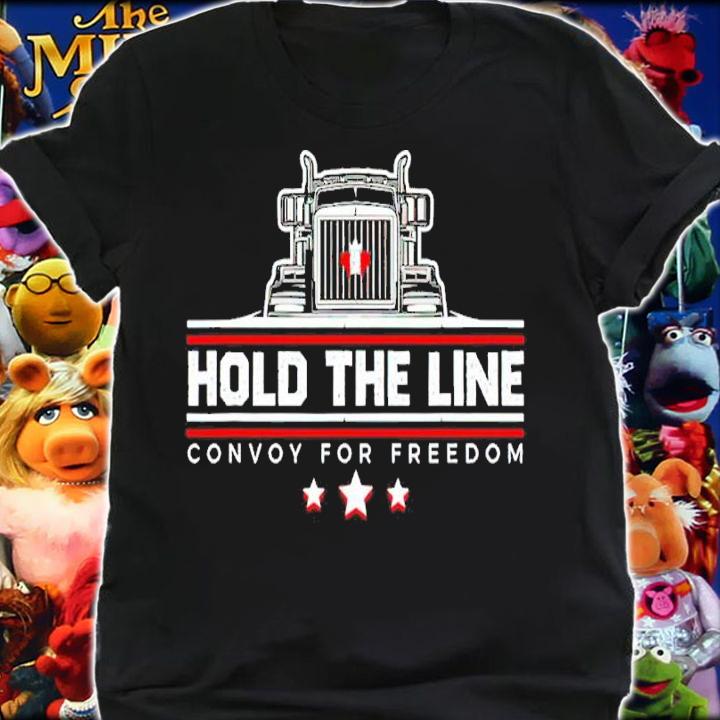 Canadian Flag Hold The Line Freedom Convoy 2022 Truck shirt