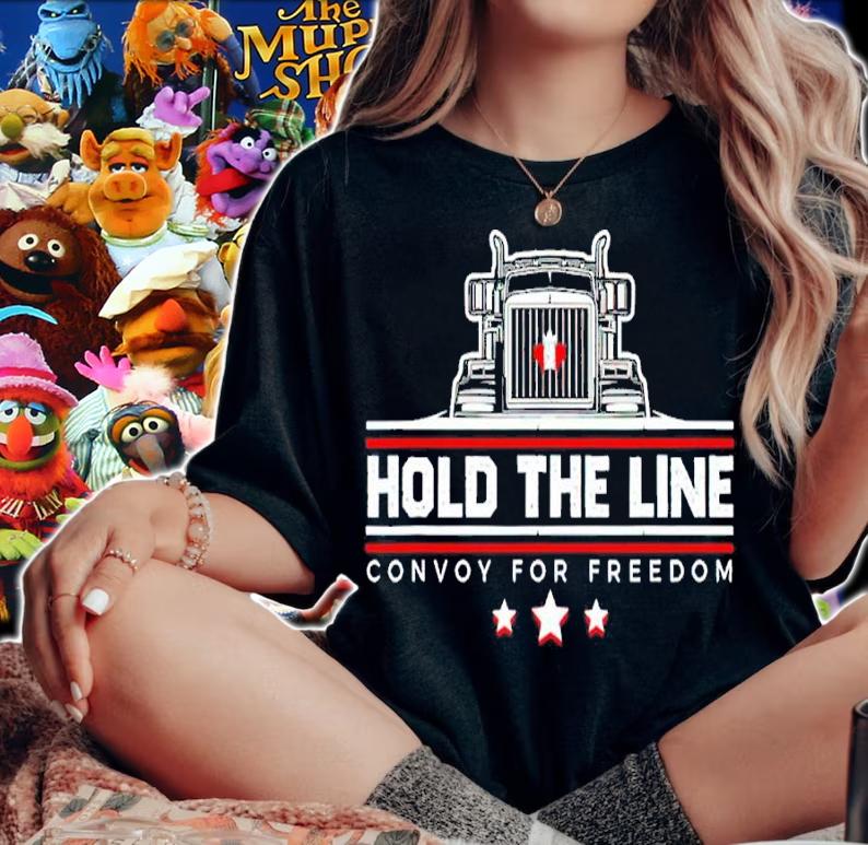 Canadian Flag Hold The Line Freedom Convoy 2022 Truck shirt