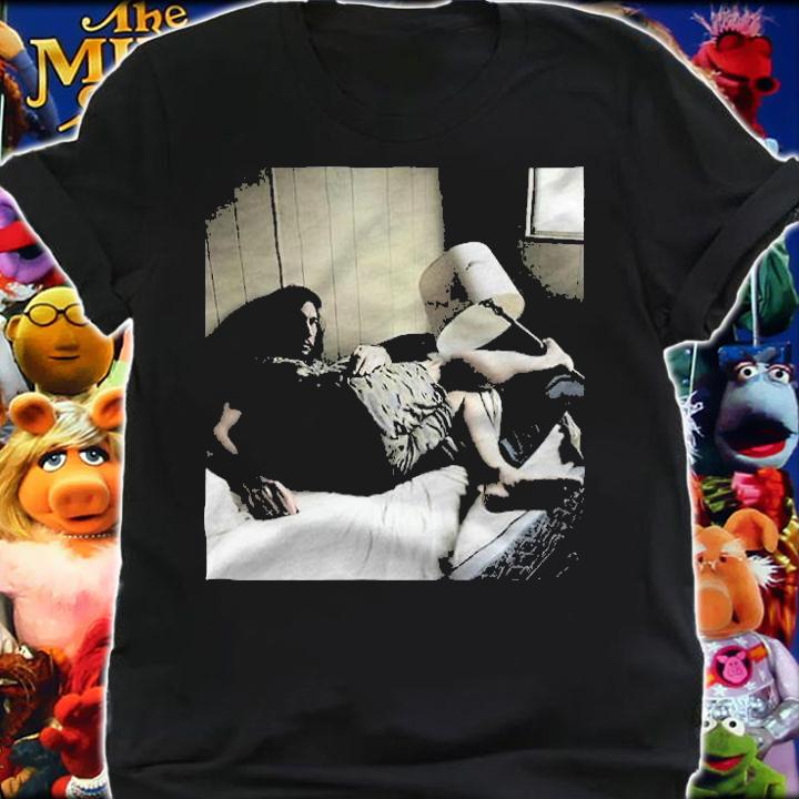 Clyde Logan Adam Driver on the bed funny T-shirt shirt