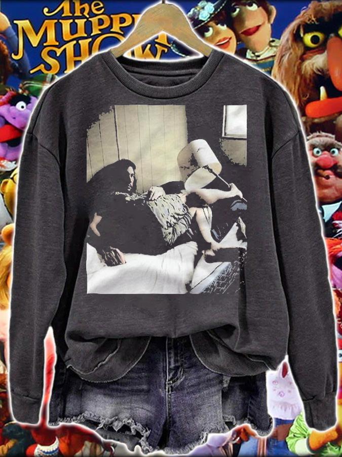 Clyde Logan Adam Driver on the bed funny T-shirt sweatshirt