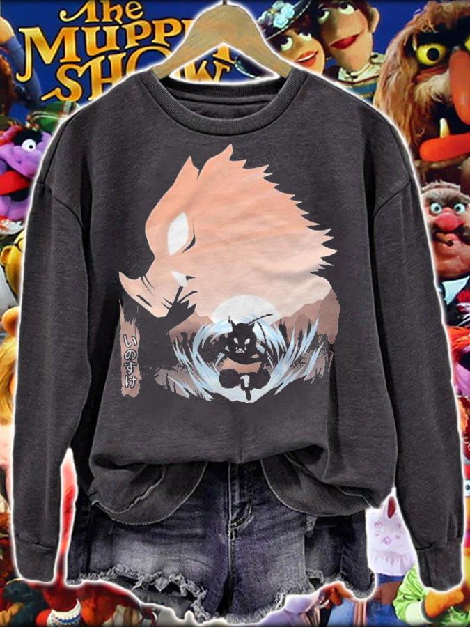 Demon Slayer Hashibira Inosuke Japanese style T-shirt