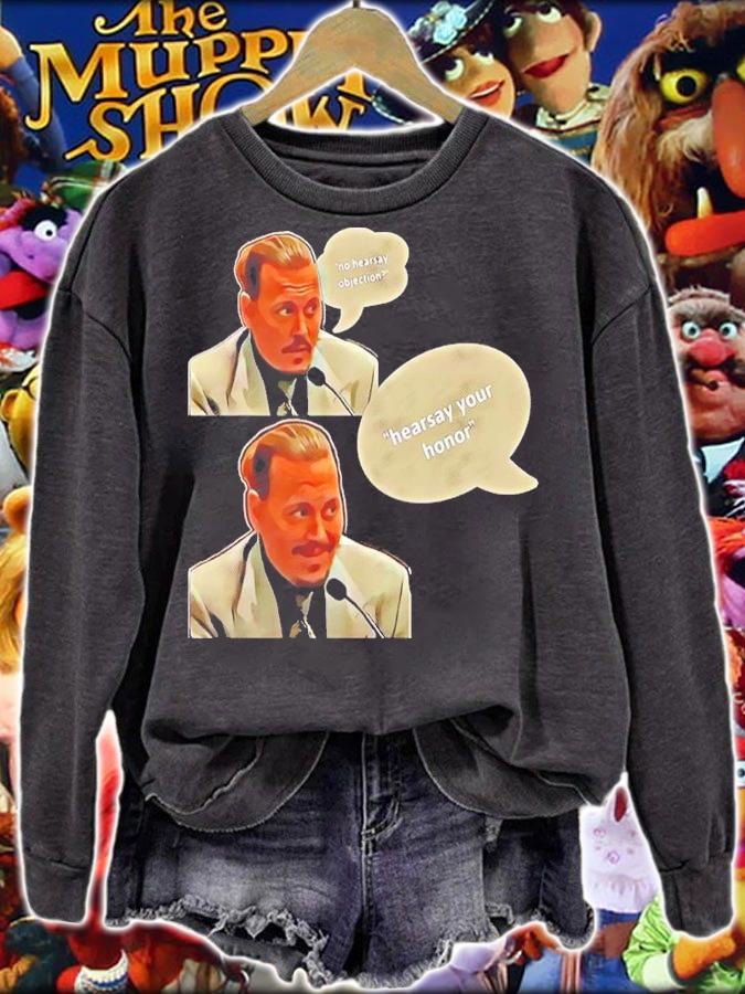 Hearsay Johnny Depp Funny At Court shirt sweatshirt