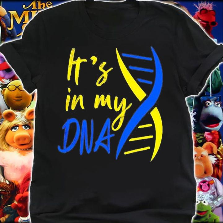 Its In My Dna Support Ukraine I Stand With Ukraine T-Shirt shirt