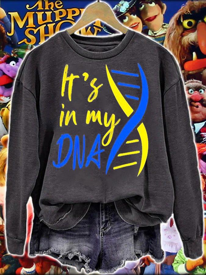Its In My Dna Support Ukraine I Stand With Ukraine T-Shirt sweatshirt