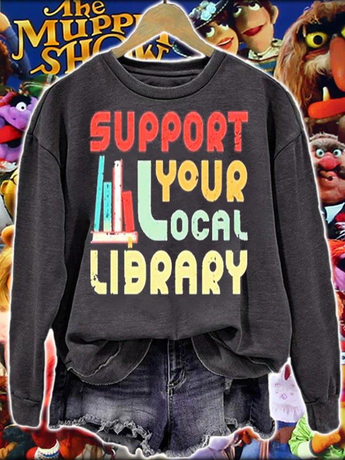 Support Your Local Library T-Shirt
