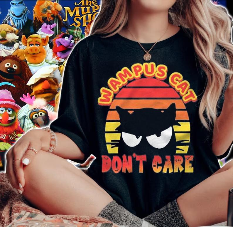 Wampus Cat Dont Care Crazy World Insane Times Shirt woman shirt