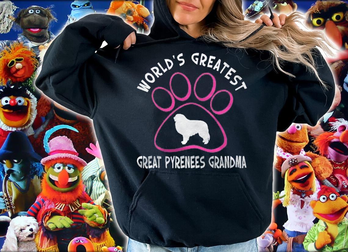 Worlds Greatest Great Pyrenees Grandma Shirt hoodie