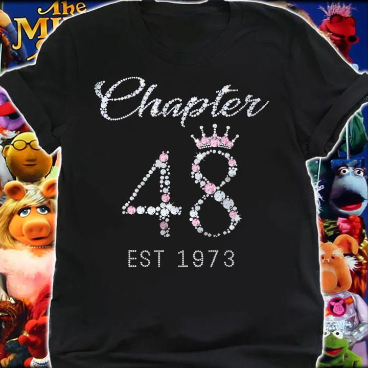 Chapter 48 Est 1973 48Th Birthday Tee Gift For Womens Shirt