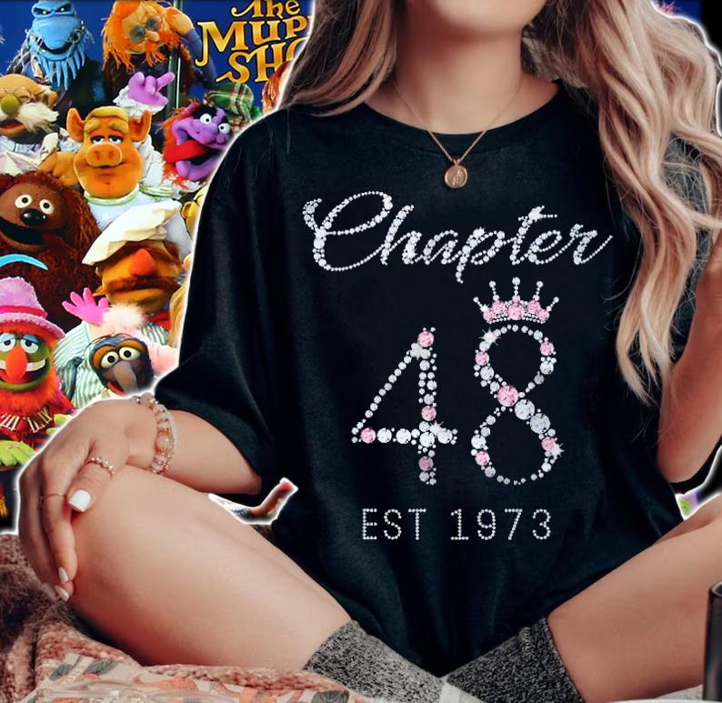 Chapter 48 Est 1973 48Th Birthday Tee Gift For Womens Shirt