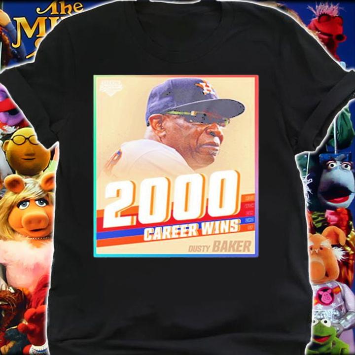 Dusty Baker 12th Manager In MLB History 2000 Career Wins T-Shirt shirt