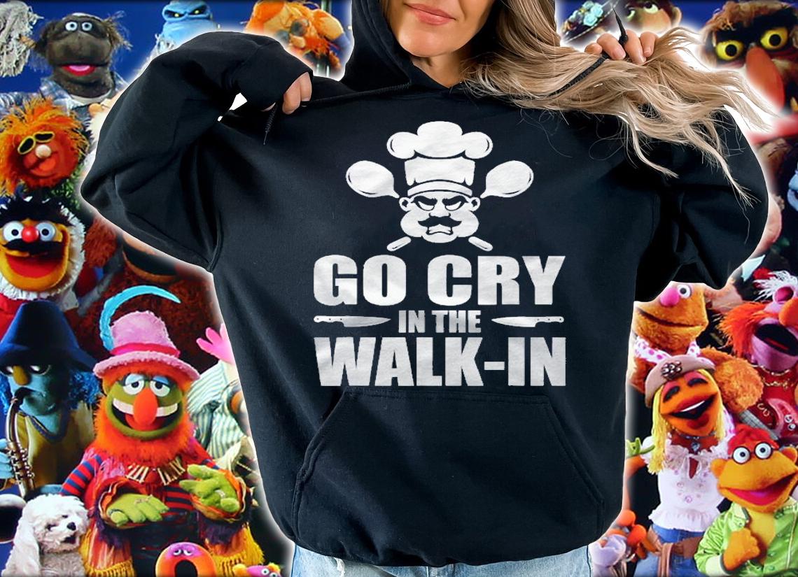 Go Cry In The Walkin Chef Tshirt Cooking Hat Knife Shirt hoodie