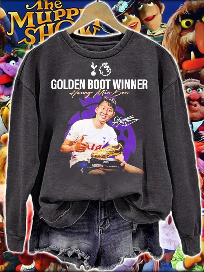 Golden Boot Winner Heung Min Son Signature T-Shirt sweatshirt