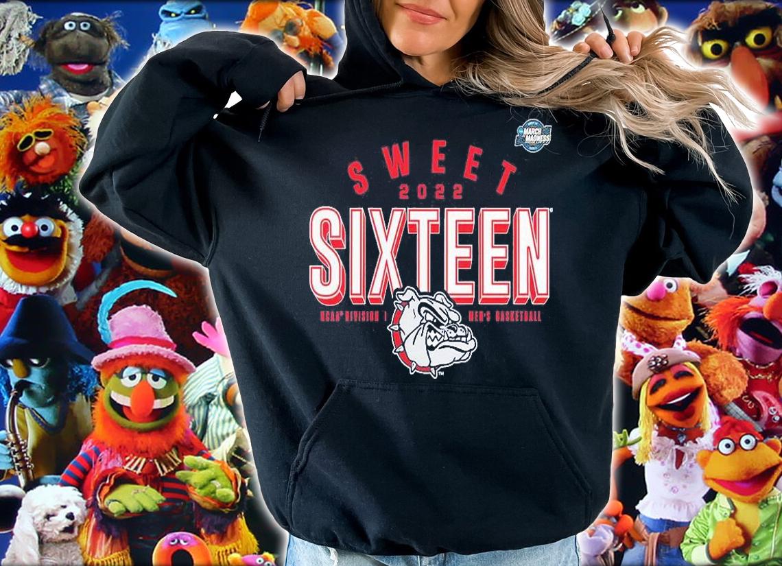 Gonzaga Bulldogs 2022 NCAA Men's Basketball Tournament March Madness Sweet Sixteen Jumpball T-Shirt hoodie