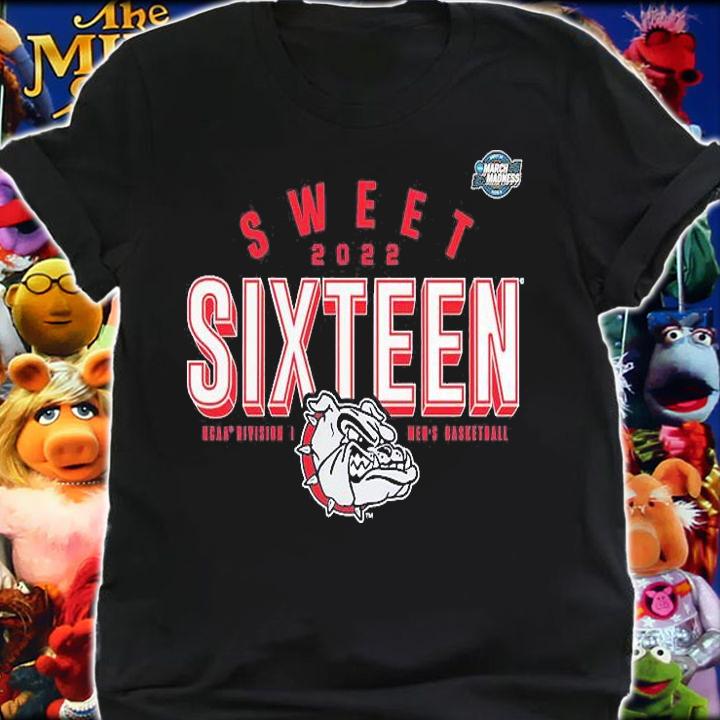 Gonzaga Bulldogs 2022 NCAA Men's Basketball Tournament March Madness Sweet Sixteen Jumpball T-Shirt shirt