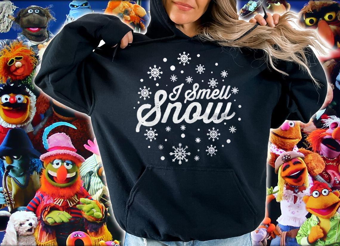 I Smell Snow Funny Holiday Snowflakes Pullover Shirt hoodie