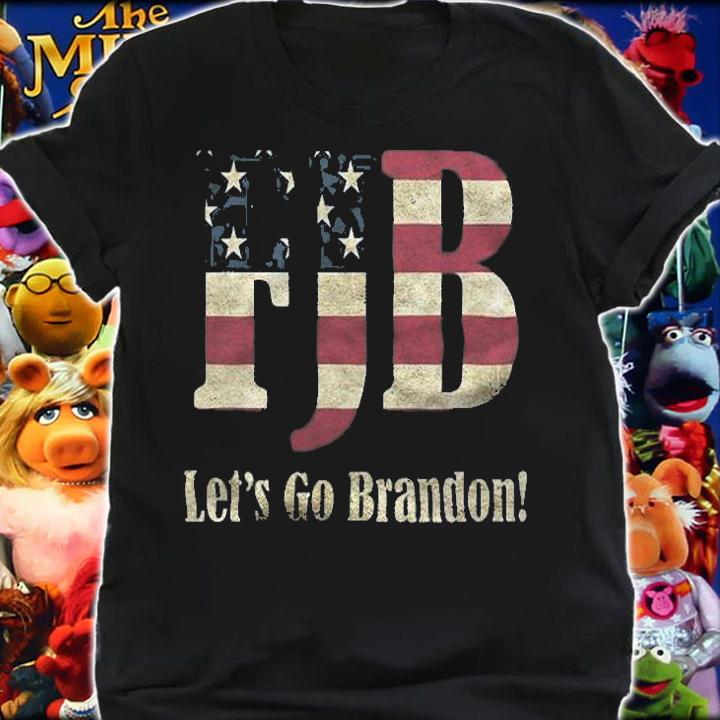 Let's Go Brandon FBJ Chant USA Flag Vintage T-Shirt shirt