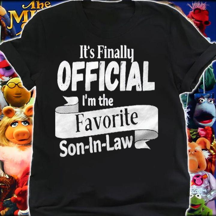Officially The Favorite Son In Law Funny In Law Gift Shirt shirt
