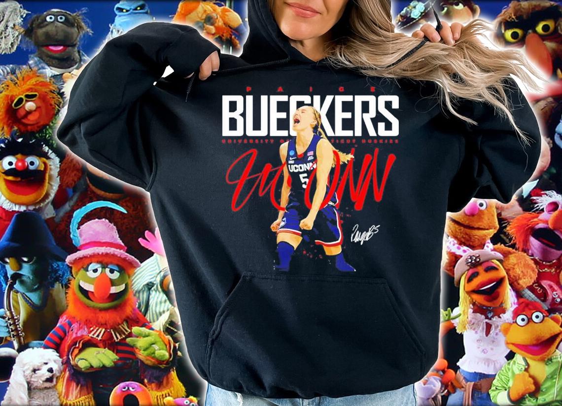 Paige Bueckers university of ticut Huskies signature shirt hoodie