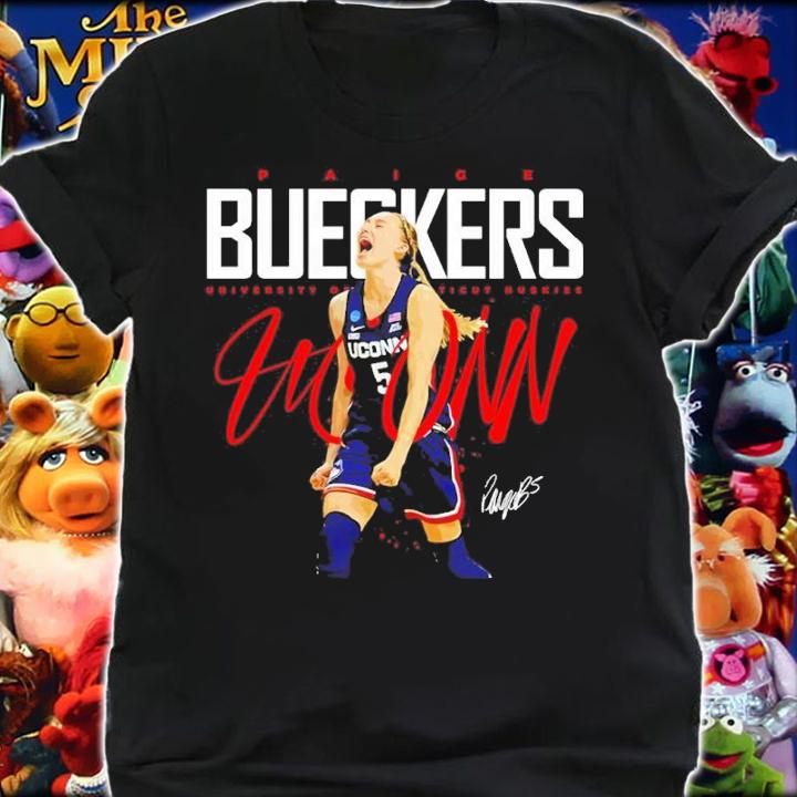 Paige Bueckers university of ticut Huskies signature shirt shirt