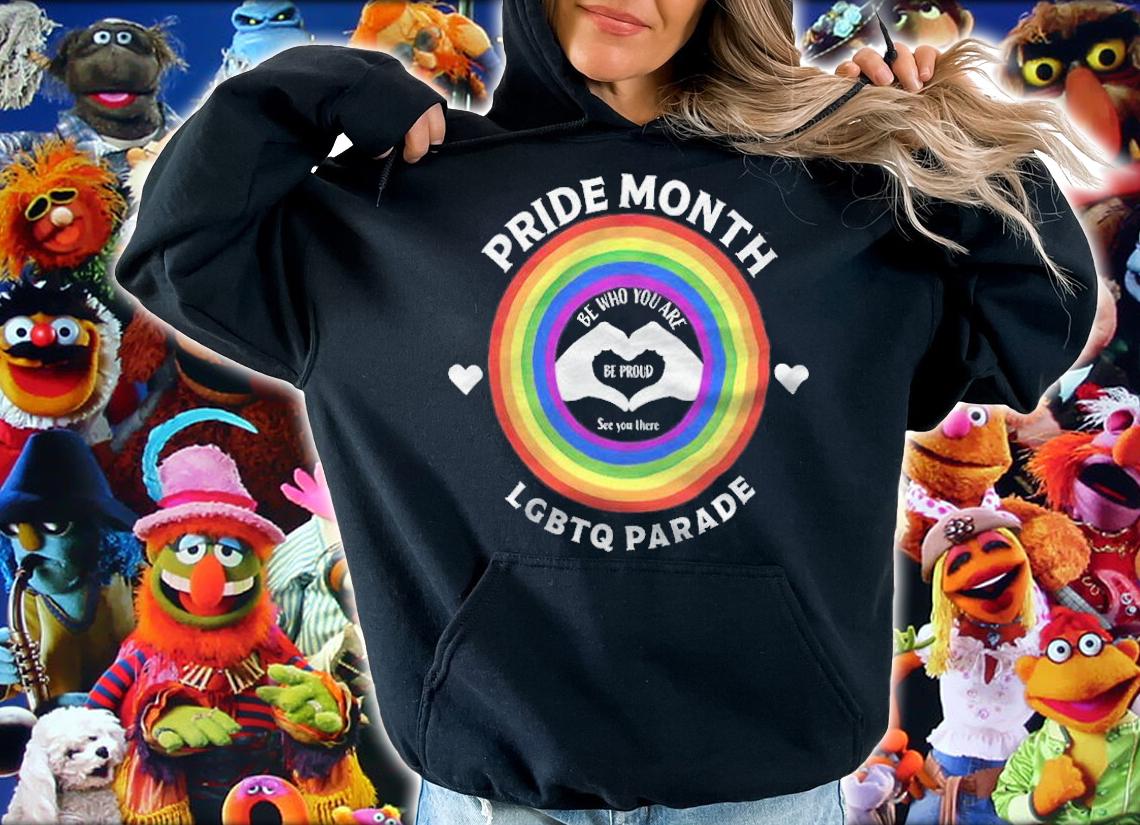 Pride month be who you are be proud see you there LGBTQ parade T-shirt hoodie