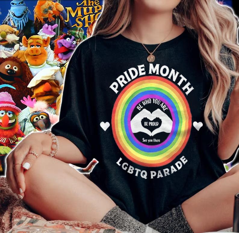 Pride month be who you are be proud see you there LGBTQ parade T-shirt woman shirt
