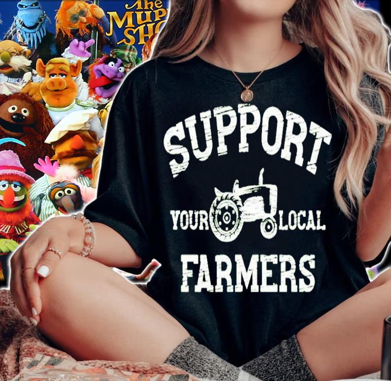 Randomthts Support Your Local Farmers Shirt woman shirt