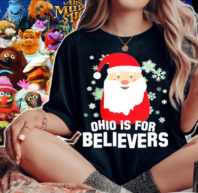 Santa Claus Ohio Is For Believers Shirt woman shirt