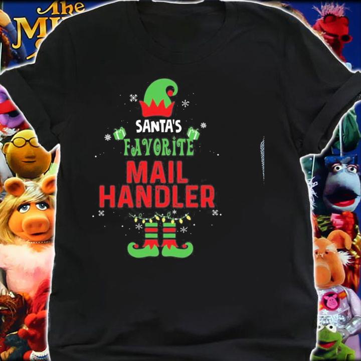 Santas Favorite Mail Handler Christmas Xmas Gift T-shirt