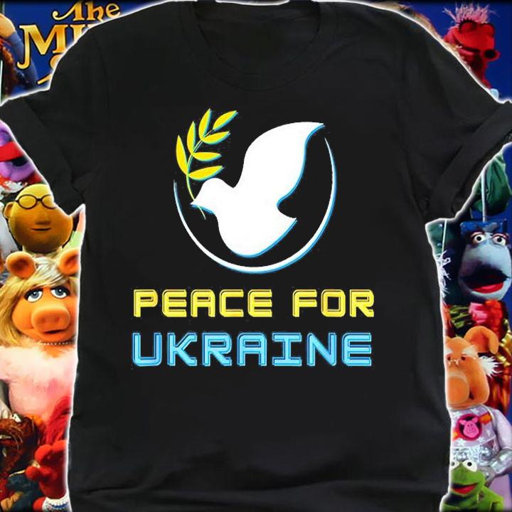 Stop Russian Peace for Ukraine Dove Stop War T-Shirt shirt