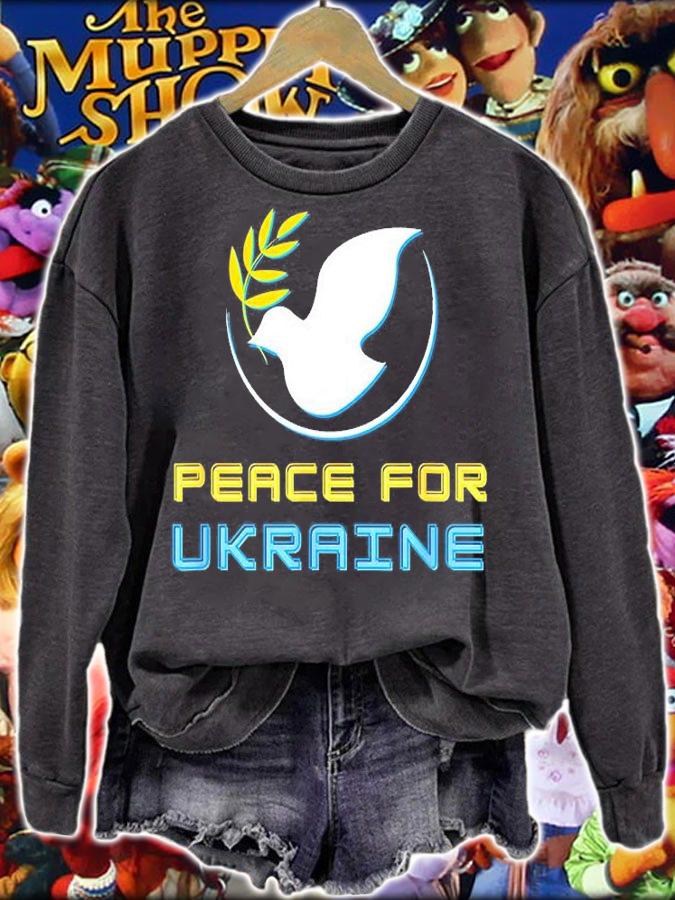 Stop Russian Peace for Ukraine Dove Stop War T-Shirt sweatshirt