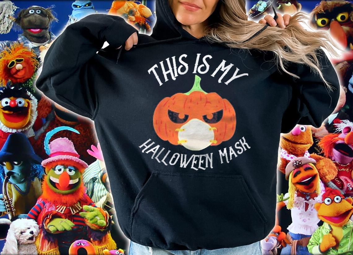 This Is My Halloween Mask Funny Costume Pumpkin Shirt hoodie