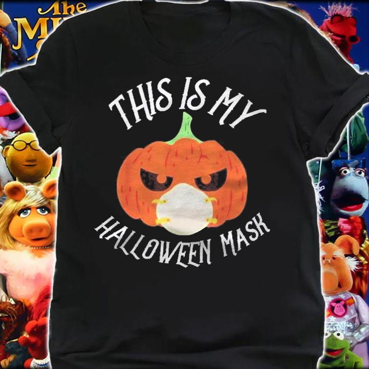 This Is My Halloween Mask Funny Costume Pumpkin Shirt shirt