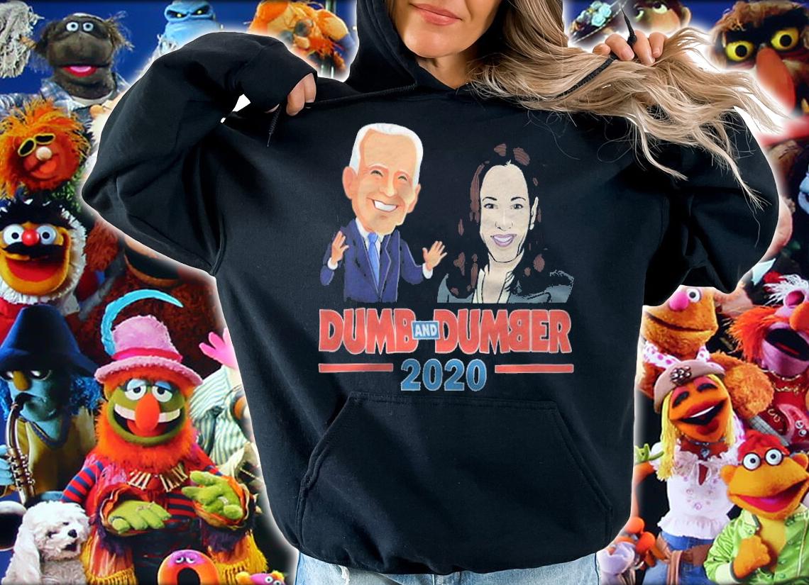 Trending pro Trump Dumb And Dumber Anti Biden Harris 2020 T-Shirt hoodie