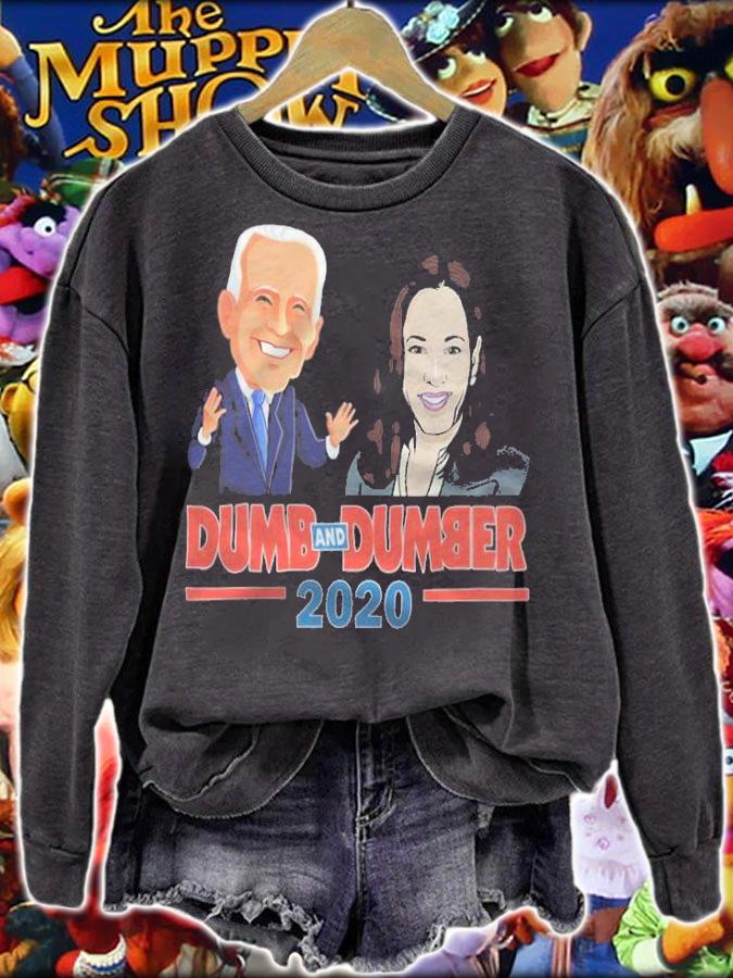 Trending pro Trump Dumb And Dumber Anti Biden Harris 2020 T-Shirt sweatshirt