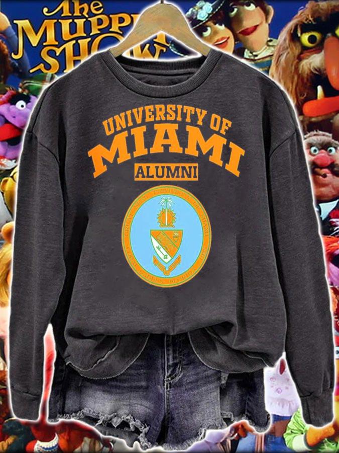 University Of Miami Alumni Shirt sweatshirt