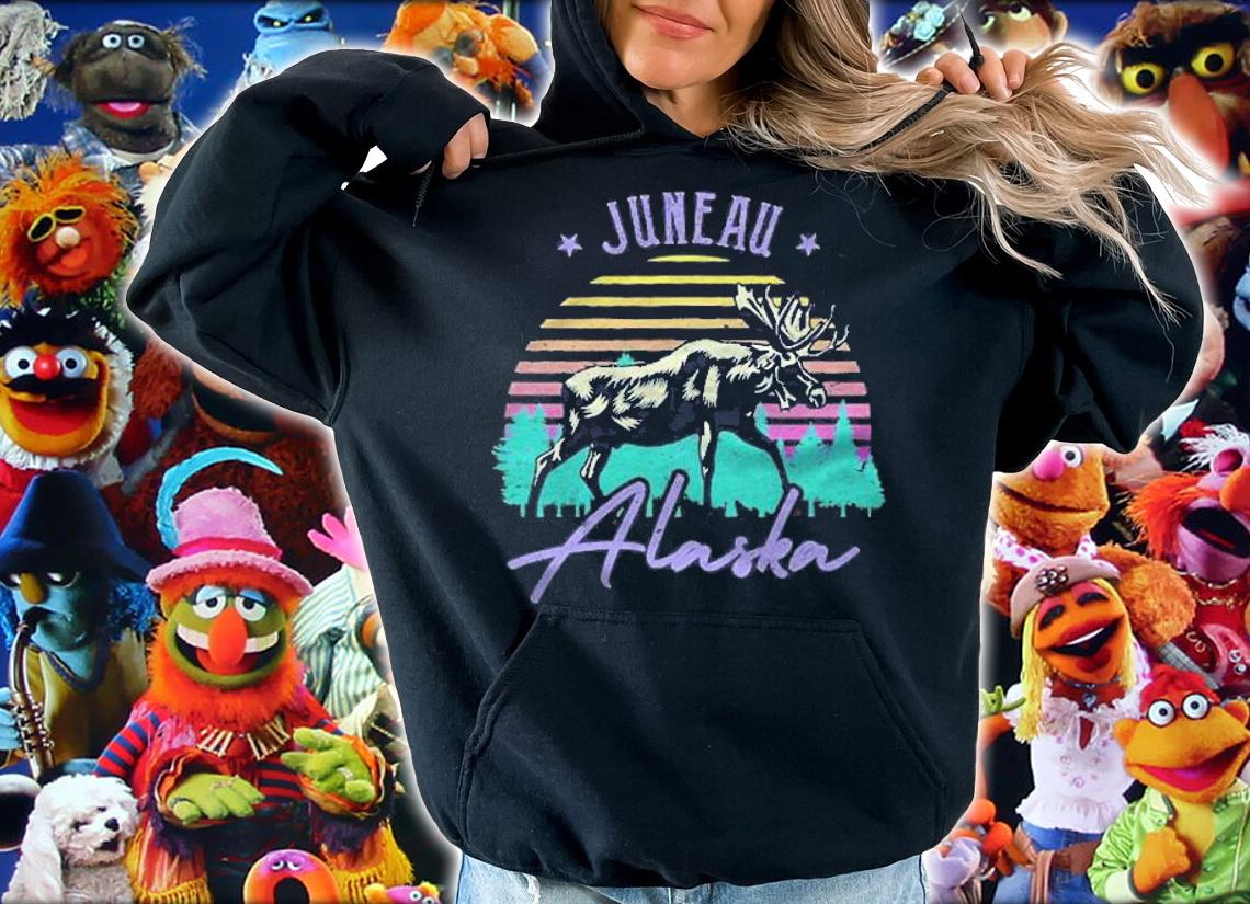 Vintage Juneau Alaska Moose Elk Shirt hoodie