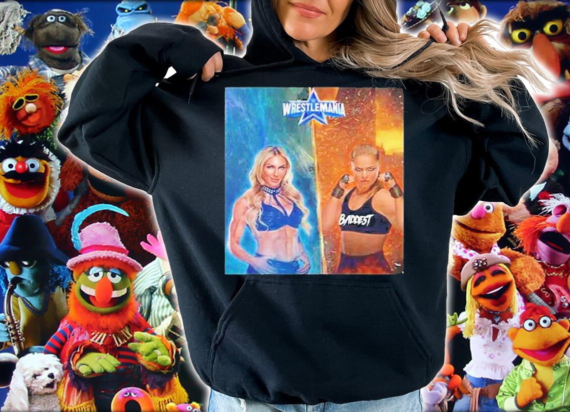 Charlotte Flair Vs Ronda Rousey Wrestlemania 38 T-Shirt hoodie