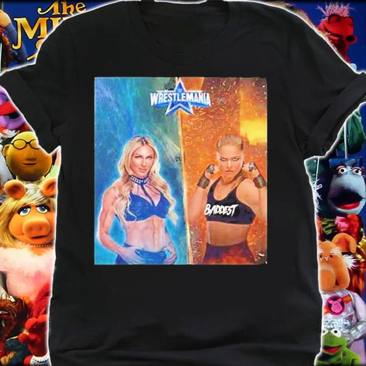 Charlotte Flair Vs Ronda Rousey Wrestlemania 38 T-Shirt shirt
