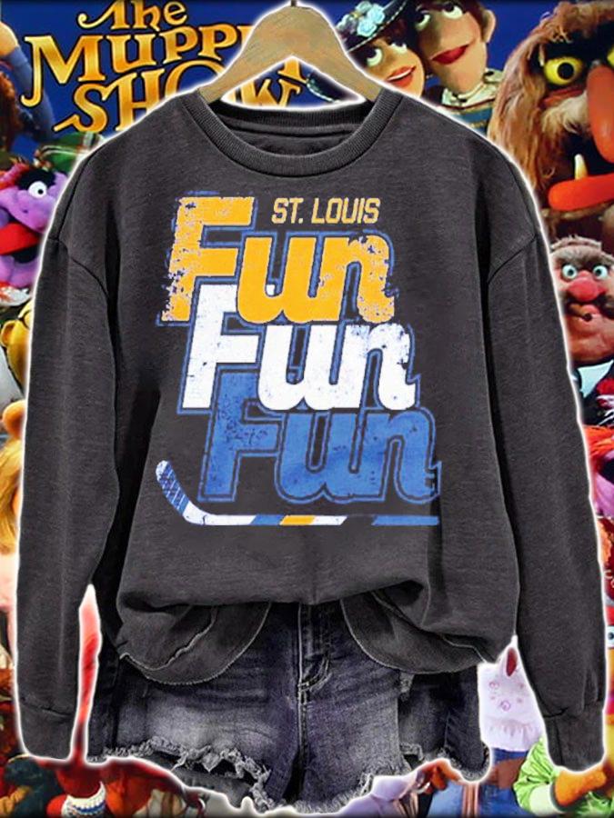 St. Louis Hockey Fun Fun Fun Shirt sweatshirt