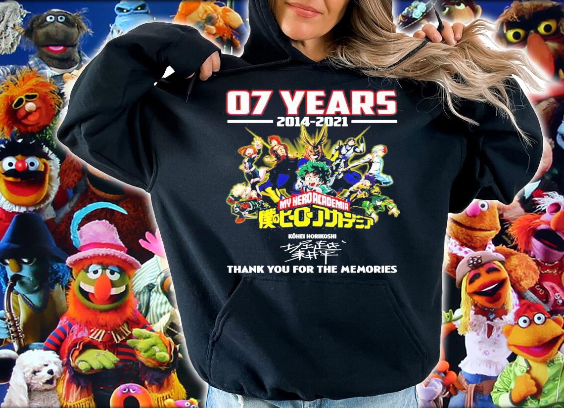 07 years 2014 2021 My Hero Academia signature t-shirt hoodie