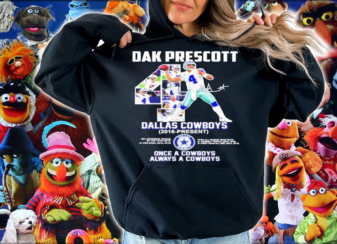 4 Dak Prescott Dallas Cowboys 2016-present t-shirt hoodie