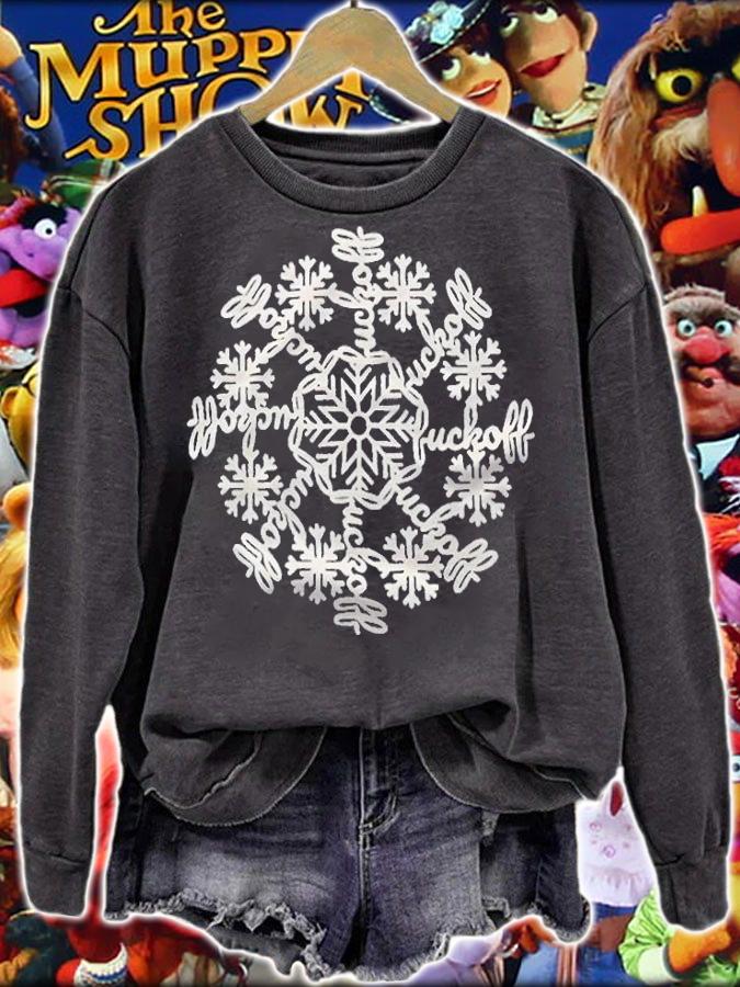 Snow pattern fuck off 2021 T-shirt