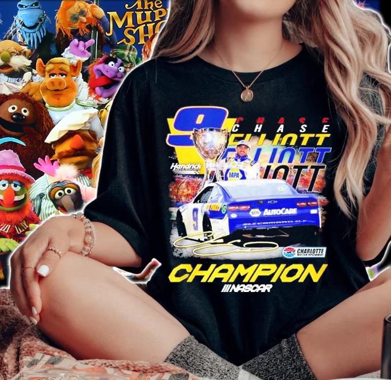 Chase Elliott Hendrick Motorsports Champion 2021 Nascar Shirt woman shirt