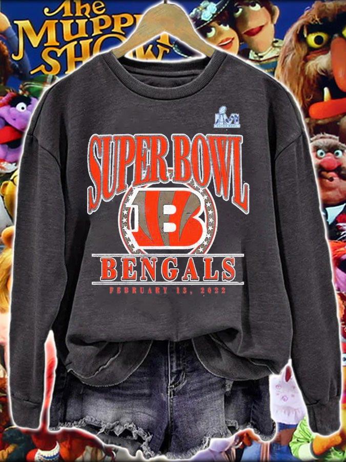 Cincinnati Bengals Super Bowl LVI Bound Retro Tri-Blend Shirt