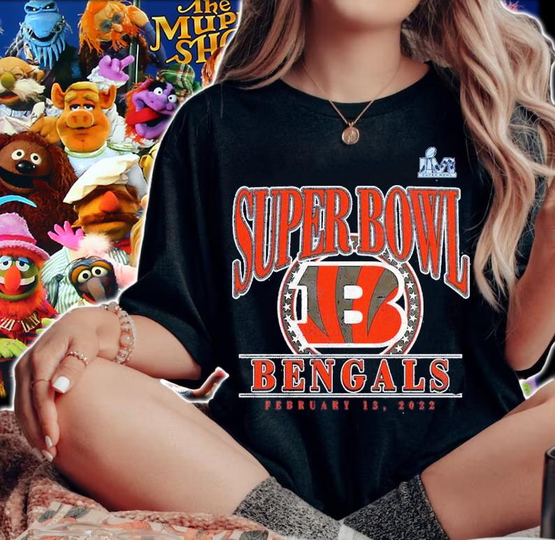 Cincinnati Bengals Super Bowl LVI Bound Retro Tri-Blend Shirt