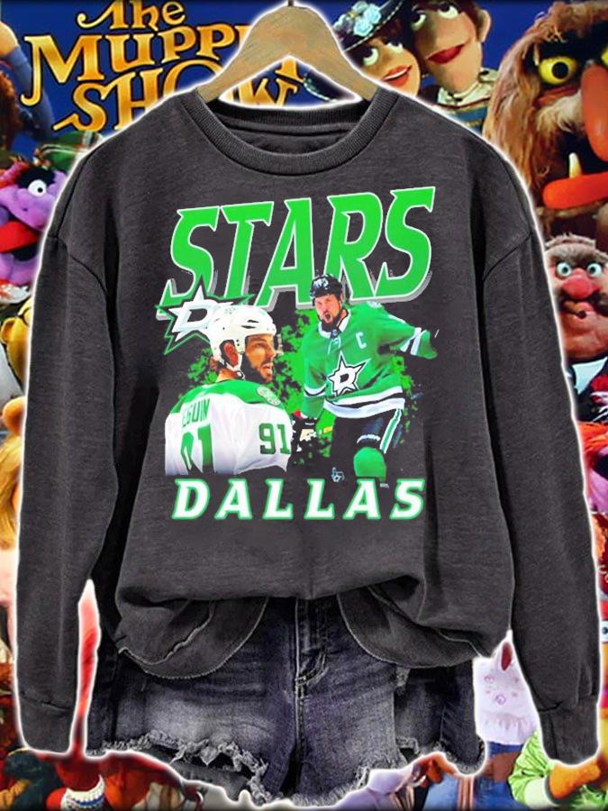 Dallas Stars Player Mash Vintage NHL T-Shirt sweatshirt