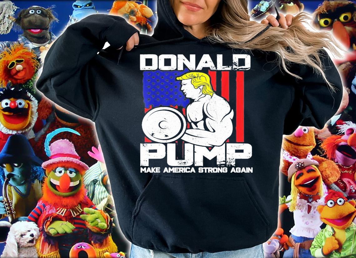 Funny Donald Trump Weight Lifting Workout Gym Vintage T-Shirt