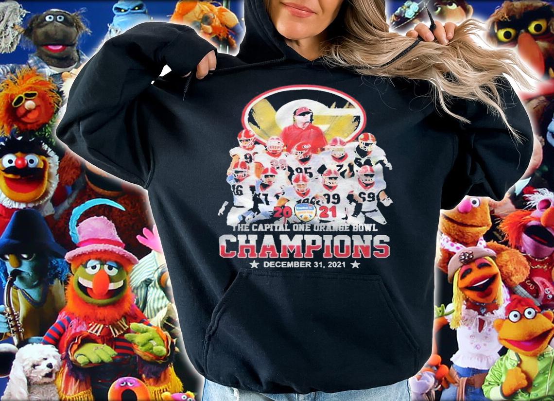 Georgia Bulldog The Capital One Orange Bowl Champions December 31 2021 T-shirt